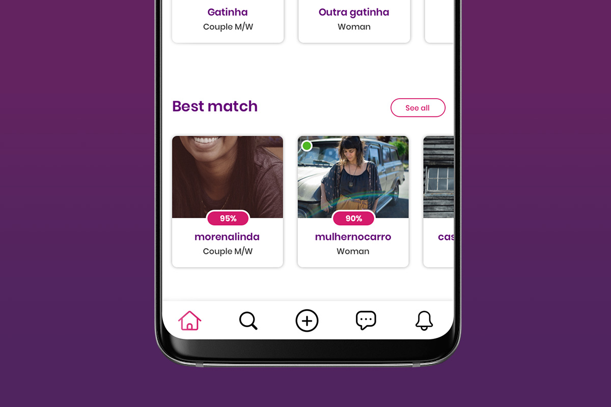Redesign study for a lifestyle social network